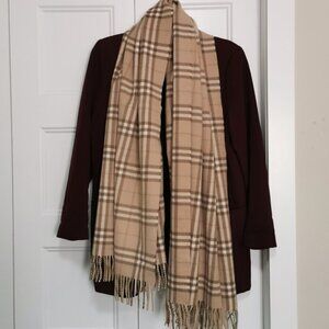 Burberry Giant Check Nova Scarf Stole Wrap